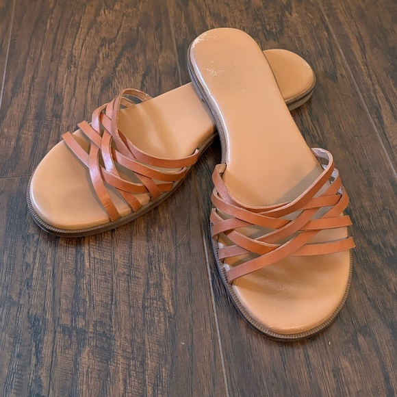 Madewell Shoes - Madewell tracie crisscross slide sandal